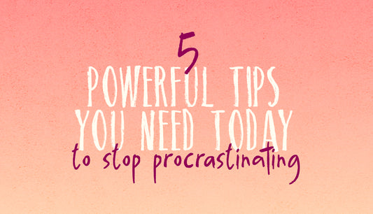 đŻ STOP PROCRASTINATING: 5 Powerful Tips You Need Today!